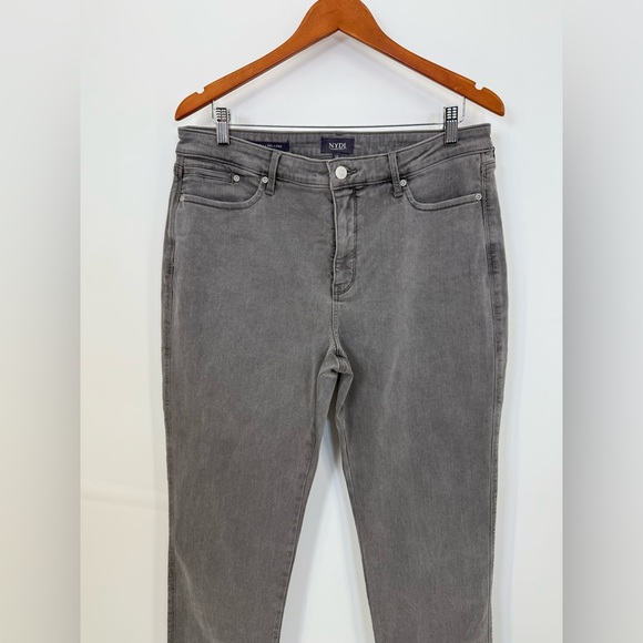 NYDJ Stella Ankle Tapered Lift Tuck Jeans Size 12 - Picture 3 of 16